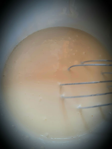 El batido de la crema El batido de la crema